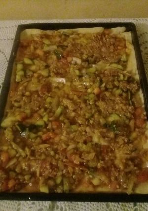 A picture of Homemade pizza.