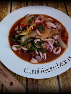 Foto resep Cumi Asam Manis