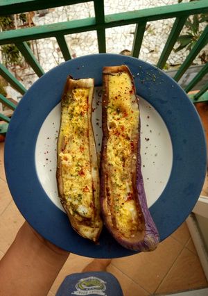 Foto resep Steamed Scrambled-Egg Plant