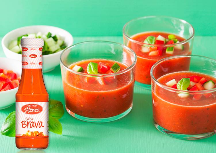 Gazpacho al punto de picante... con Salsa Brava