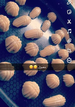 صورة لوصفة معمول الطيحن الابيض من دون سميد