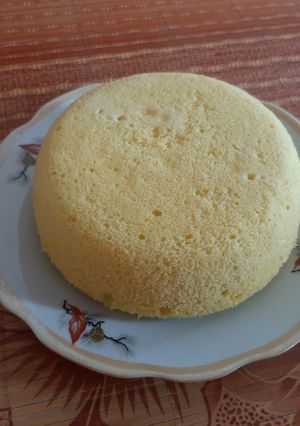 Hình của món Bánh bông lan hấp.