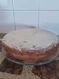 Torta de ricota y cacao con dulce de batata