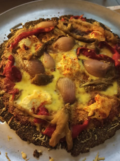 Una foto de #Keto pizza