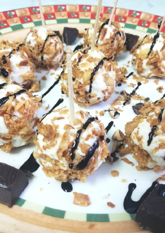 Una foto de Tapa de Rulo de Cabra con chocolate