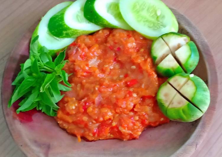 Resep Sambal Cobek, Bikin Ngiler