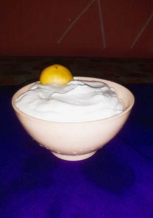 A picture of Mayonnaise In Egg White.