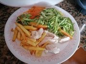 Una foto de crema de verduras thermomix