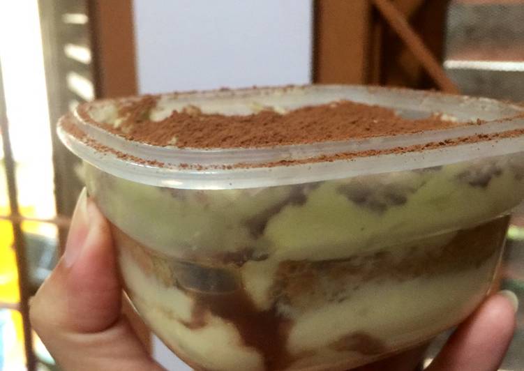 Matcha Tiramisu (Low Sugar and Less Sweet)