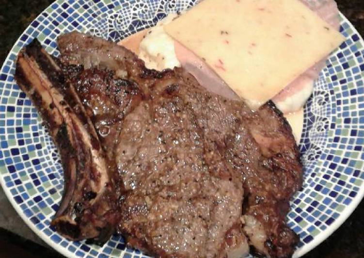 Recipe of Favorite Squirrel&#39;s grilled ribeye steak