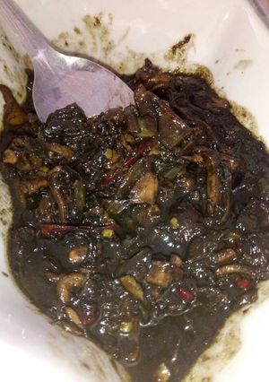 Foto resep Tumis Cumi Tinta Hitam