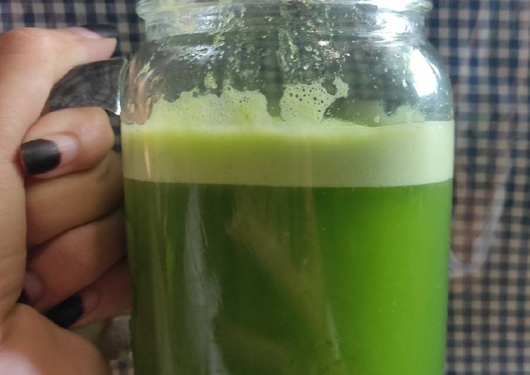 Resep Jus seledri (celery juice)/Green juice Anti Gagal