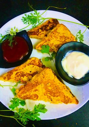 A picture of Bread Pakora Instant Recipe.