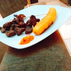A picture of Suya n Boli.