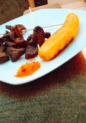A picture of Suya n Boli.