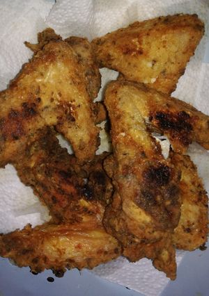 Una foto de Alitas de pollo crocantes