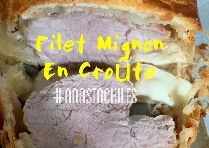 Resep Fillet Mignon En Croute (Daging bungkus), Sempurna