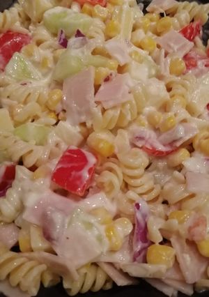Tésztasaláta recept fotója