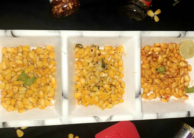 Steamed Masala cheesy and salty sweet corn recipes