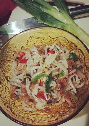 Foto resep Tumis toge ikan asin