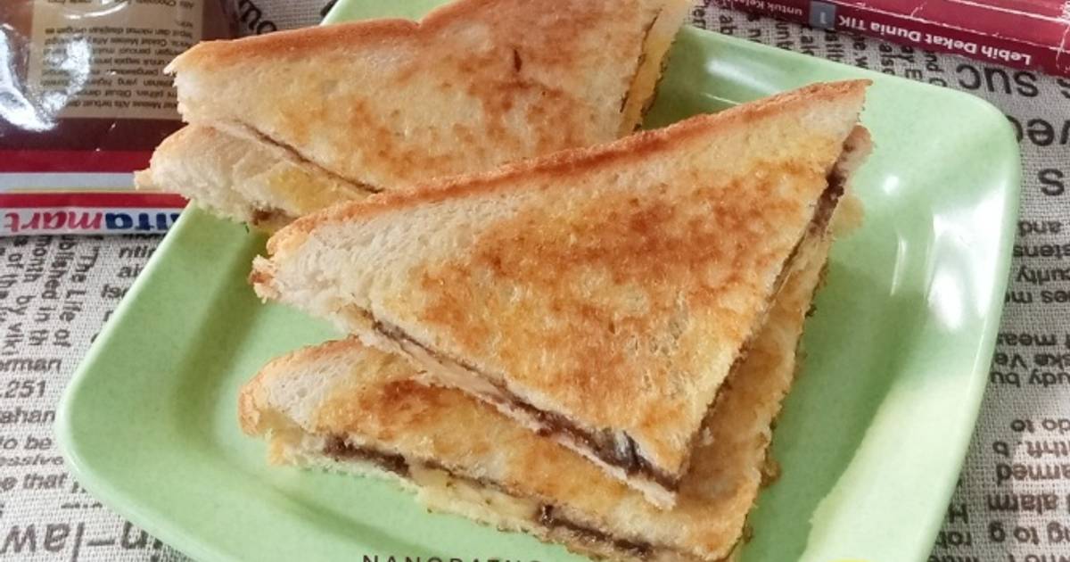 Resep Roti Bakar Pisang Coklat Oleh NanoRatno - Cookpad