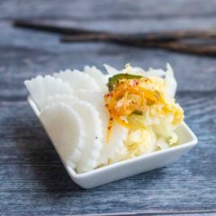 A picture of Vegetable Pickles or tsukemono.