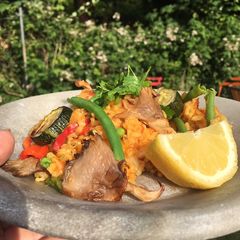 A picture of Summer Vegetable Paella.