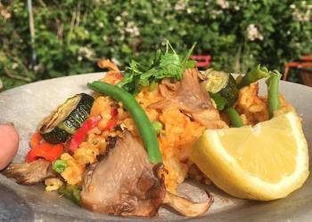Easy Fast Cooking Summer Vegetable Paella Yummy