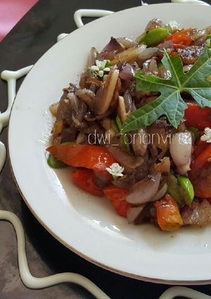 Foto resep Tumis Bawang Merah Pete #selasabisa