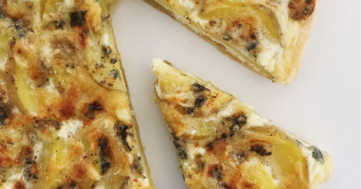 Puff Pastry Potato & Cheese Tart Recipe by Yodaga Cookpad
