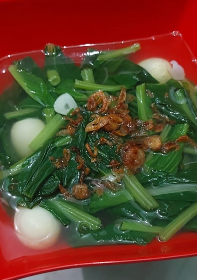 Foto resep Sup Sawi & TeLur Puyuh