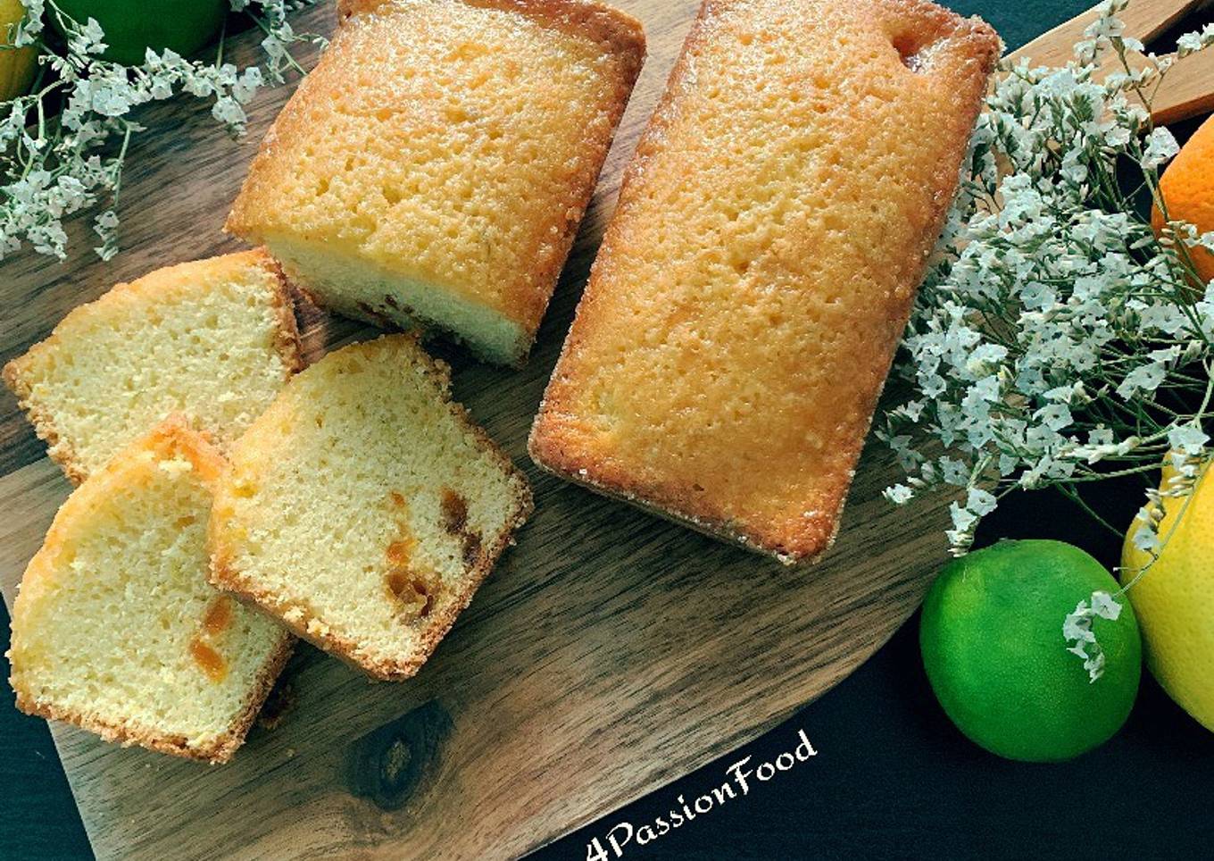 Cake aux agrumes de Claire Heitzler<br />@4PassionFood #paques