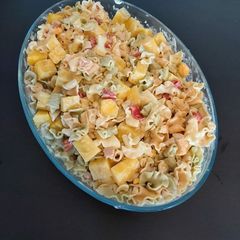 A picture of Fresh pasta salad.