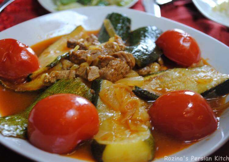 Persian zucchini stew