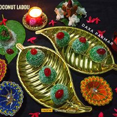 Paan Coconut Ladoo A picture of Paan Coconut Ladoo.