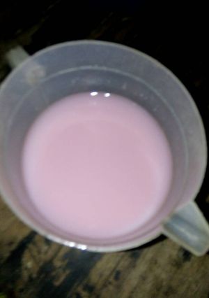 Foto resep Susu Kedelai Rasa Buah Naga