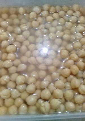 A picture of Boiled Channy(ChickPeas).