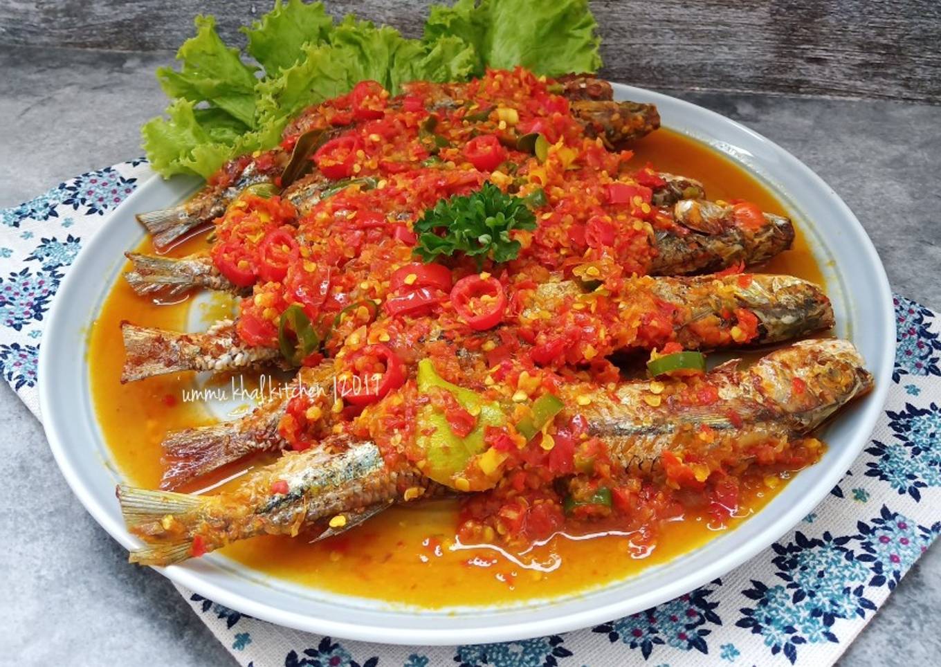 Ikan Kacang-kacang Masak Rica-rica