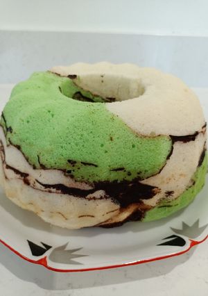 Foto resep Topo map chiffon cake Putih Telur