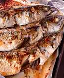 Cá Mackerel Nướng Lá Thơm Provence (Rosemary, Thyme, Oregano, Basils)