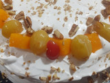 Pastel tres leches muy jugoso