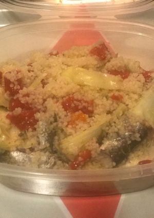 Foto principal de Ensalada de cuscús con sardinas