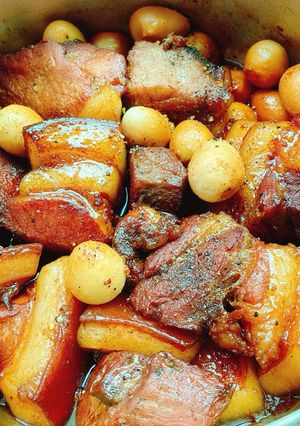 Hình của món Thịt kho Tàu ngày mưa.