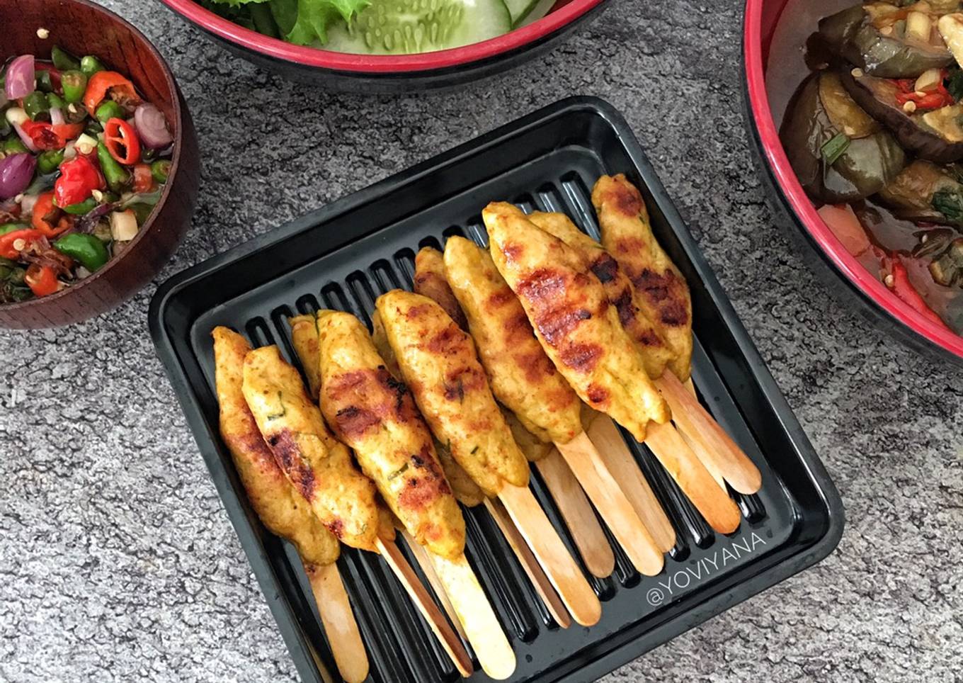 Sate lilit ayam