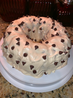 A picture of Milk Chocolate Cake with Cream Cheese Icing.