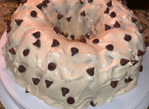 A picture of Milk Chocolate Cake with Cream Cheese Icing.
