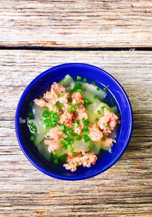 Hình của món Canh Bầu Nấu Tôm.
