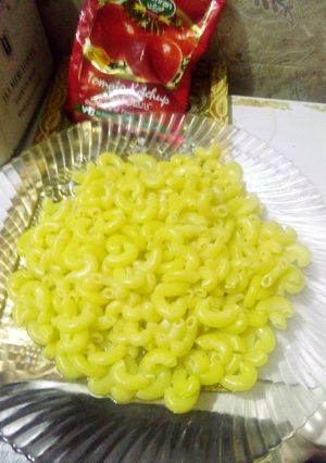 A picture of Boiled Macroni.