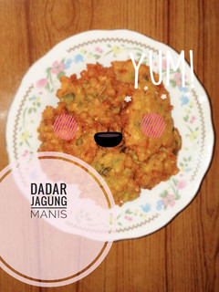 Foto resep Dadar jagung udang santan