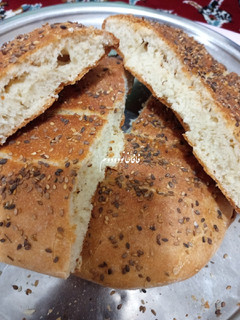 عکسی از دستور نان بربری (یاوان_سمون)